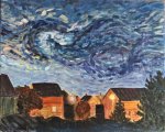 Nuit sur le village