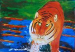 Tigre pensif