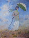 la jeune femme à l'ombrelle