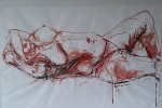 L'Allongée rouge