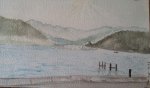 Lac d’Annecy – Brumes matinales –