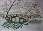 Paysage sous la neige