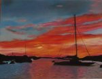 Coucher de soleil en Bretagne