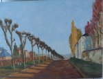 Copie : rue de la machine, Louveciennes d'Alfred Sisley
